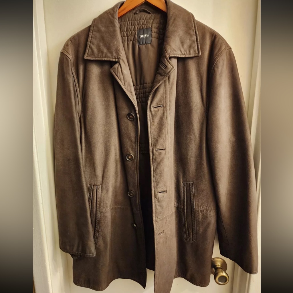 Hugo Boss Nubuk Leather Jacket